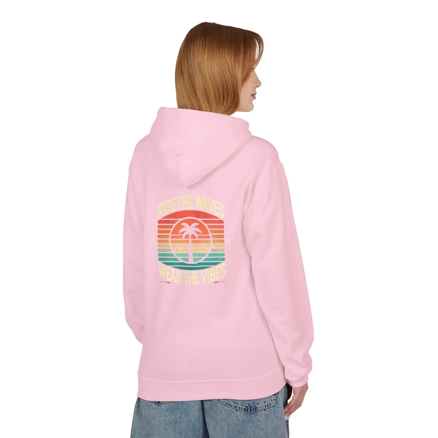 Breezy Palms Beachwear Woman’s Hoodie - Ride the Waves & Wear the Vibes Printify
