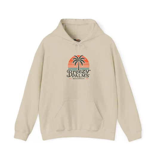Breezy Palms Unisex Hoodie - Ride The Waves & Wear The Vibes Printify